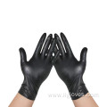 6mil 8mil Black Diamond Pattern Waterproof Nitrile Gloves